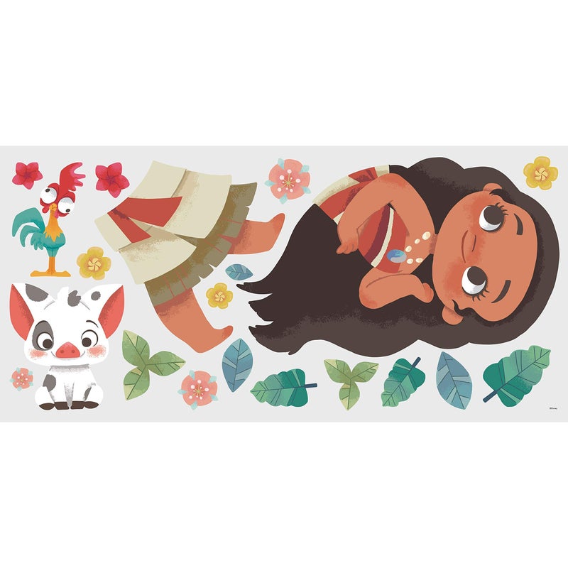 RoomMates Disney Vintage Moana Giant Peel and Stick Wall Decals by RoomMates, RMK4236GM - Image 2